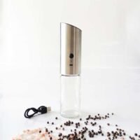 Electric Pepper Mill with Glass Jar
