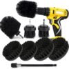 Electric Drill Cleaning Brush Set
